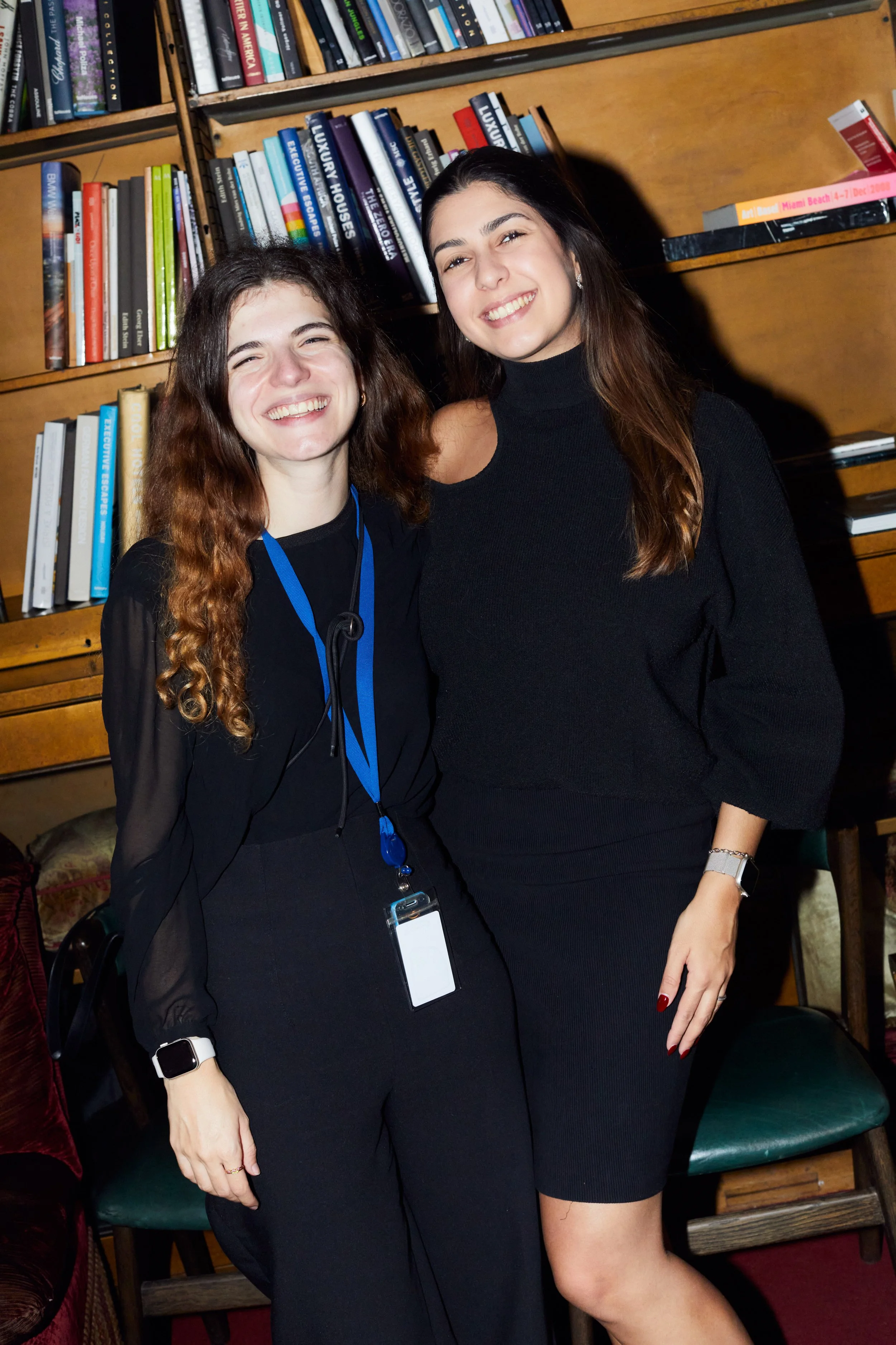 Two Founderland community members smiling together